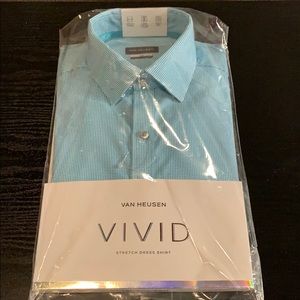 [NWT] Van Heusen Vivid Stretch Slim Dress Shirt